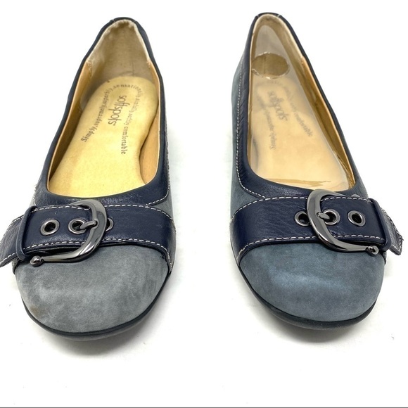 Softspots Presto flats in denim suede - Picture 5 of 10